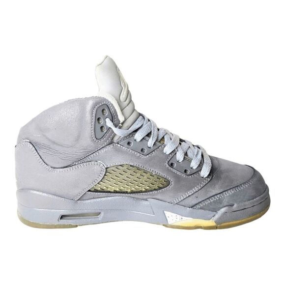 NIKE Air Jordan 5 Retro 'Wolf Grey' GS Sneakers Size 5.5Y - Picture 7 of 9